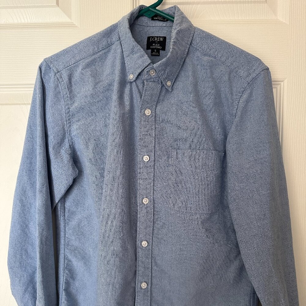 J.Crew Slim Untucked Flex Oxford Shirt Small